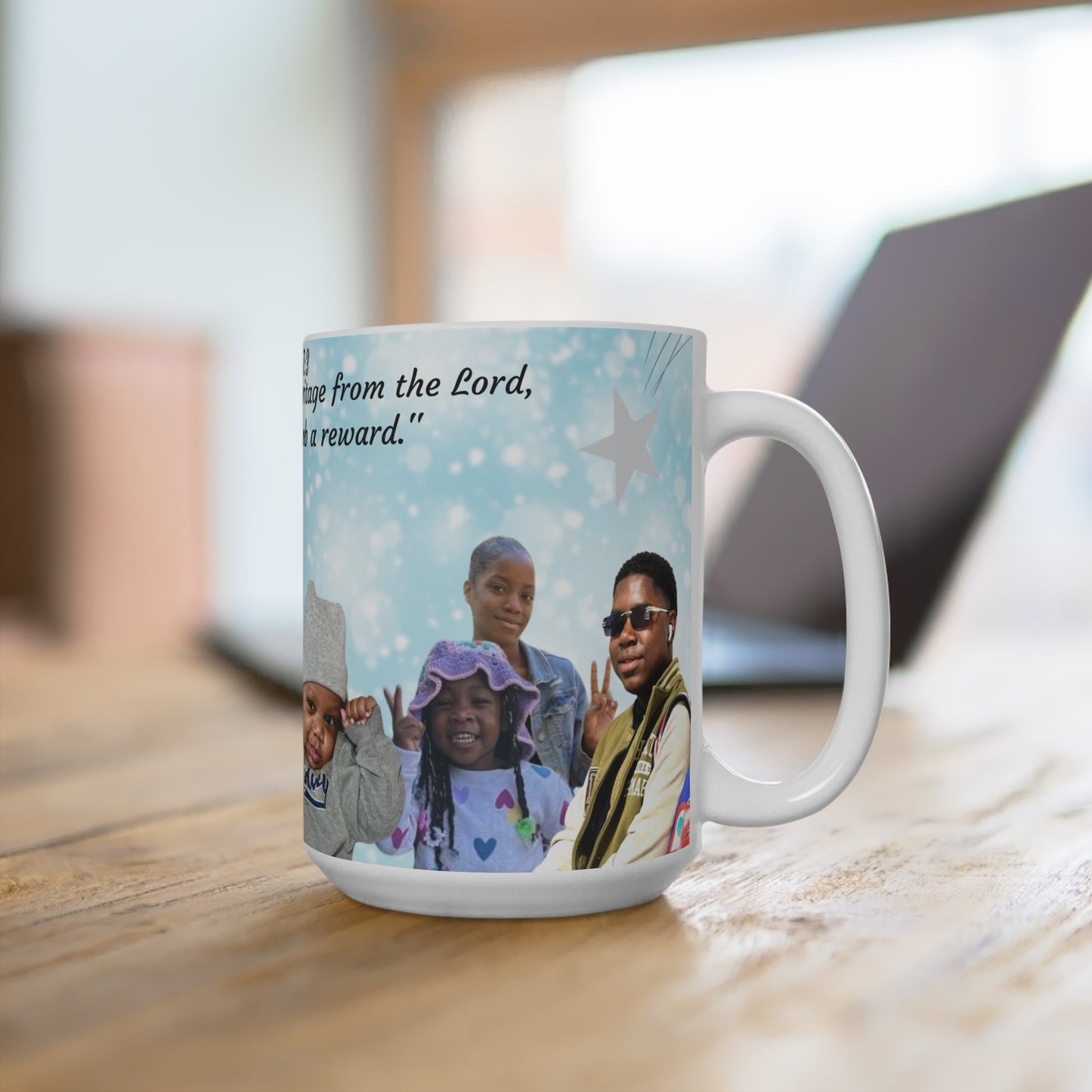 Personalized Picture Holiday Mug 15oz