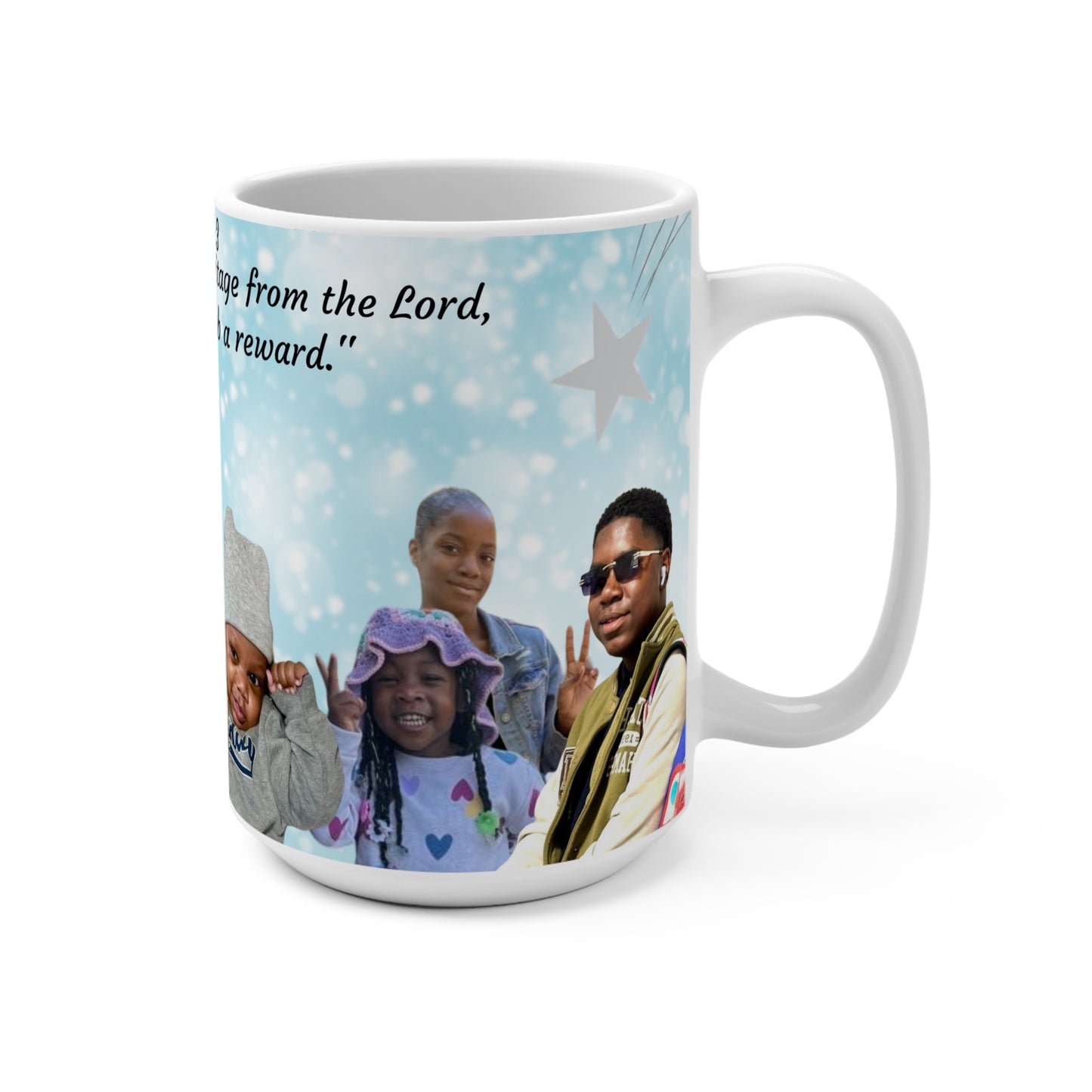 Personalized Picture Holiday Mug 15oz