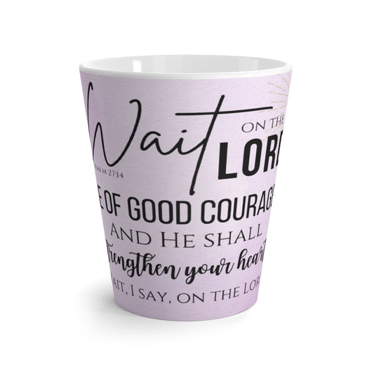 Bible Verse Latte Mug