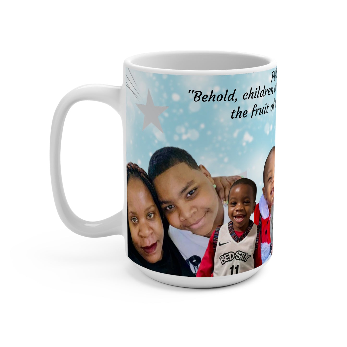 Personalized Picture Holiday Mug 15oz