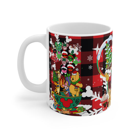Christmas Character Collage Mug - 11oz