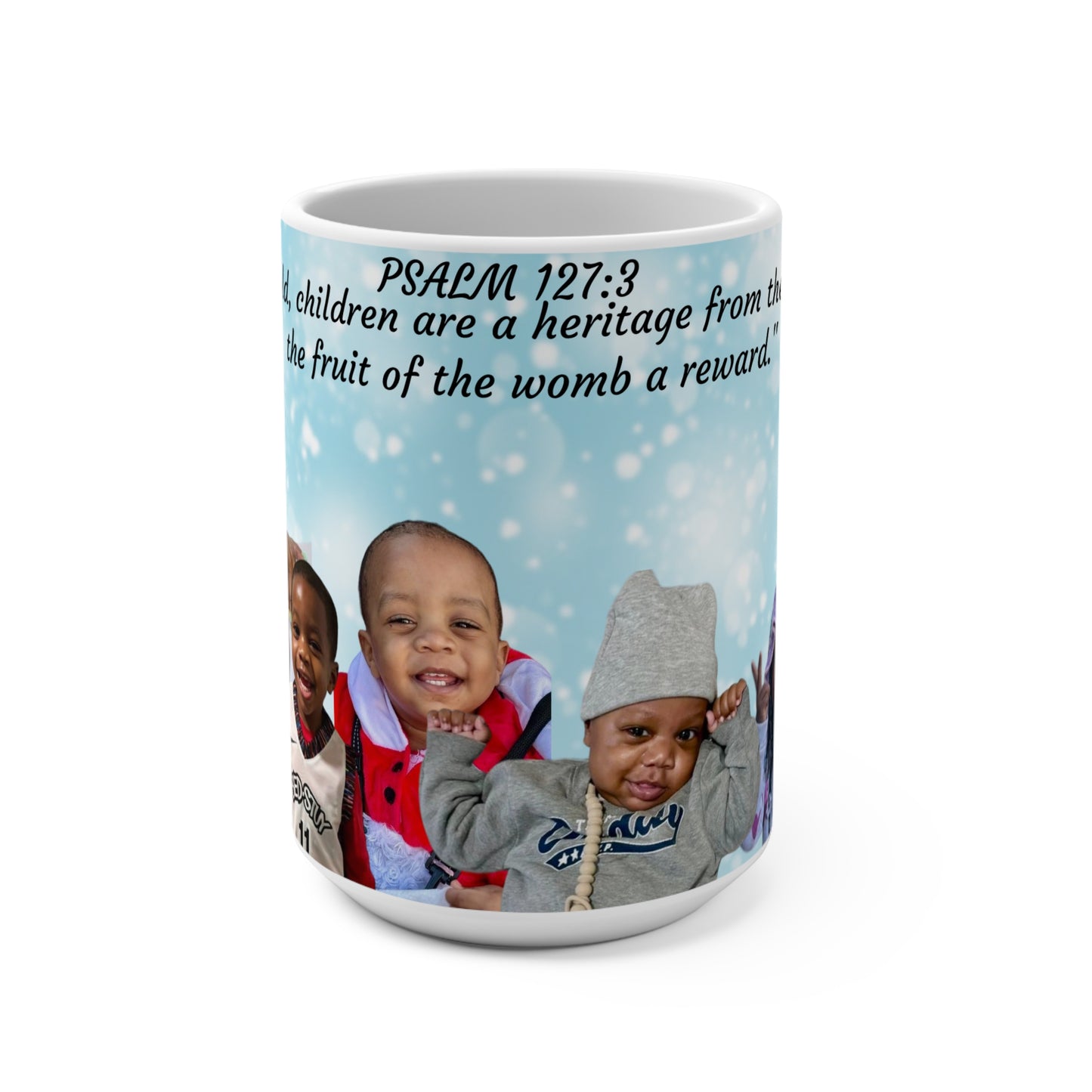 Personalized Picture Holiday Mug 15oz