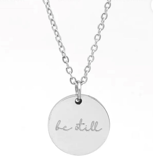 Children's Be Still Necklace